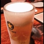 えびすジンギスカン 海月 - キンキンに冷えたガチ生