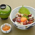 Tonkatsu To Washokuno Mise Chouhachi - 海鮮納豆丼