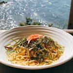 シャーレ水ヶ浜 - 山菜スパゲティ