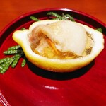 銀座 しのはら - ホッキ、赤貝、鮑、ゴマ豆腐