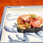 銀座 しのはら - 鮪ベッタラ巻