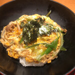 花旬庵 - 親子丼　ちょっと濃いめの味付け