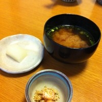 鮓 たいと - お味噌汁など。。