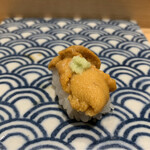 寿司割烹 魚紋 - 塩水雲丹