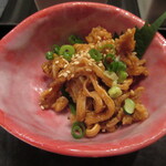 大淀河畔 みやちく - 豚のど軟骨ピリ辛煮