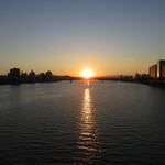 大淀河畔 みやちく - 大淀川の夕景