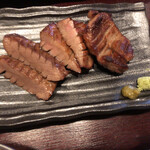 牛たん炭火焼 仁 - 牛たんがいい塩加減で美味しい！ワサビと柚子胡椒が絶妙です！