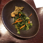 牛たん炭火焼 仁 - お漬物と南蛮漬け！