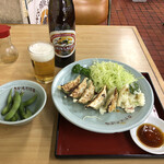 さか本そば店 - 餃子定食のオカズだけ