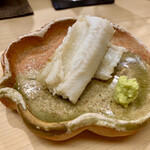 日本橋蛎殻町 すぎた - 熱々すぎた！穴子の塩焼き〜♡