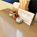 おうどん 瀬戸晴れ - 卓上