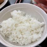 市場食堂 - 常陸太田市のお米を使用(お代わりご飯は@80)