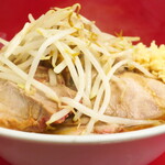 ラーメン二郎 - ラーメン小＋ニンニク多め＋白ネギ