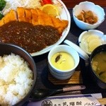 バルカン - 鶏カツ定食1050円