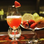 fresh strawberry cocktail