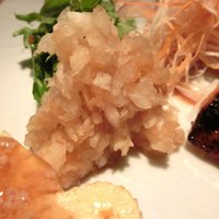 霞庭 まつばら - 銀だらの西京焼 1500円 の大根おろし
