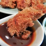 いとはん三日月 - トンカツソースで