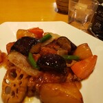 Ootoya - 四元豚と野菜のアップ～❤️