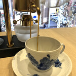 ティールーム 玉澤総本店 - コーヒーの量は約２杯分です。