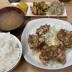 大衆食堂 火成 - カラアゲ定食　600円