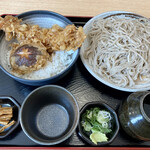 純手打蕎麦処 真人 - えび天丼セット