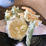 そば処 いちい - 野菜天ぷら