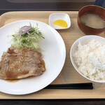 食彩処 ランチ - 本日の日替わりランチ(ショウガ焼き) 500円