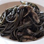 Fisherman style black pasta