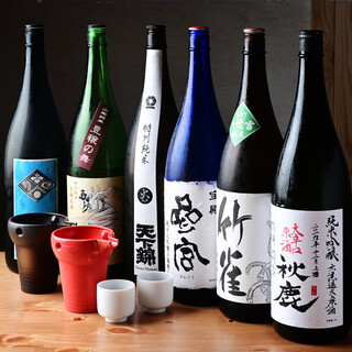 三重県をはじめとした豊富な日本酒が450円から楽しめる！