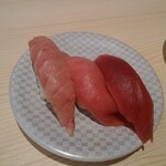 回転寿司やまと - マグロ三貫