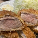 Tonkatsu Kagurazaka Sakura - ヒレ断面