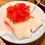 宇ち多゛ - 大根しょうが乗っけてお酢だけ200円