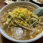 西陣飯店 - 味噌ラーメン大盛り