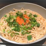 Harajuku Okonomiyaki Andoteppanyaki Yaiyai - もちもち生麺鉄板明太クリーム