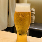 日本橋 蕎ノ字 - ☆生ビールで乾杯！