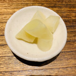 日本橋 蕎ノ字 - ☆口直しのガリ。