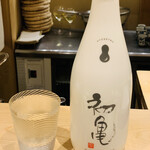 日本橋 蕎ノ字 - ☆日本酒。
      ◎初亀 瓢月 大吟醸純米（静岡県岡部町初亀酒造）
      原料米：特A地区東条「山田錦」
      精米歩合：50%