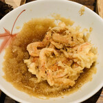 日本橋 蕎ノ字 - ◆桜えびかき揚げ（駿河湾）
      ☆天つゆで頂く。