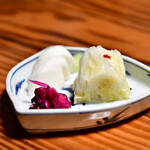 山の茶屋 - お新香