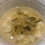 Yayoi Ken - 無料の出汁と高菜でお茶漬けに！
