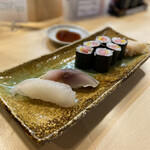 寿司居酒屋 や台ずし - 真鯛、〆さば、トロたく巻