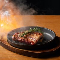 イベリコベーコンの鉄板焼き