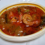 印度料理シタール - シュリンプｶﾚｰ　1292円　　辛さ　★★