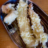 揚げたて屋 てん  - 料理写真:「海鮮天定食」@1010(税別)の一皿目。　海老、イカ、竹輪