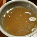 志な乃 - 蕎麦湯