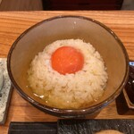 中華蕎麦 沙羅善 - トリュフ香る卵かけごはん