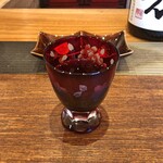 中華蕎麦 沙羅善 - 食前ジュース（葡萄）