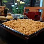 本むら庵 荻窪本店 - せいろそば ¥840～訪問時は北海道上川産玄蕎麦。粗挽きぐるみ。