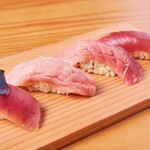 Sushi Ebisu - マグロ4種盛り合わせ