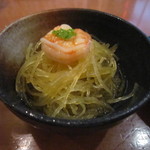 酒肴遊善 じねん - お通し（そうめんかぼちゃ）